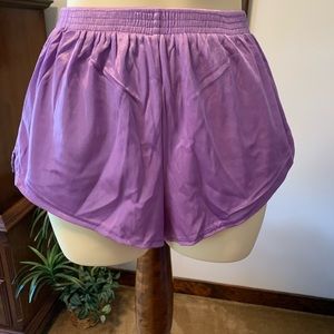 Silk shorts purple Roccoco California